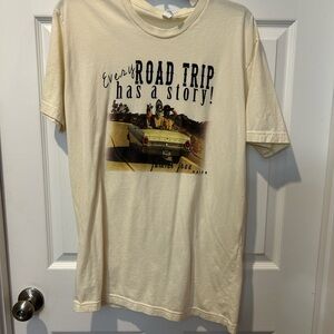 Next Level Apparel Cream Road Trip Tee